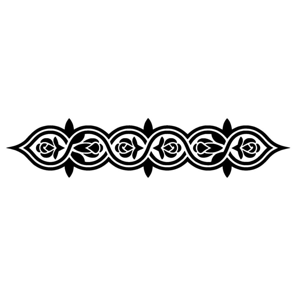 Intricate Celtic Border, Vintage , Decorative Element, Ornamental vector