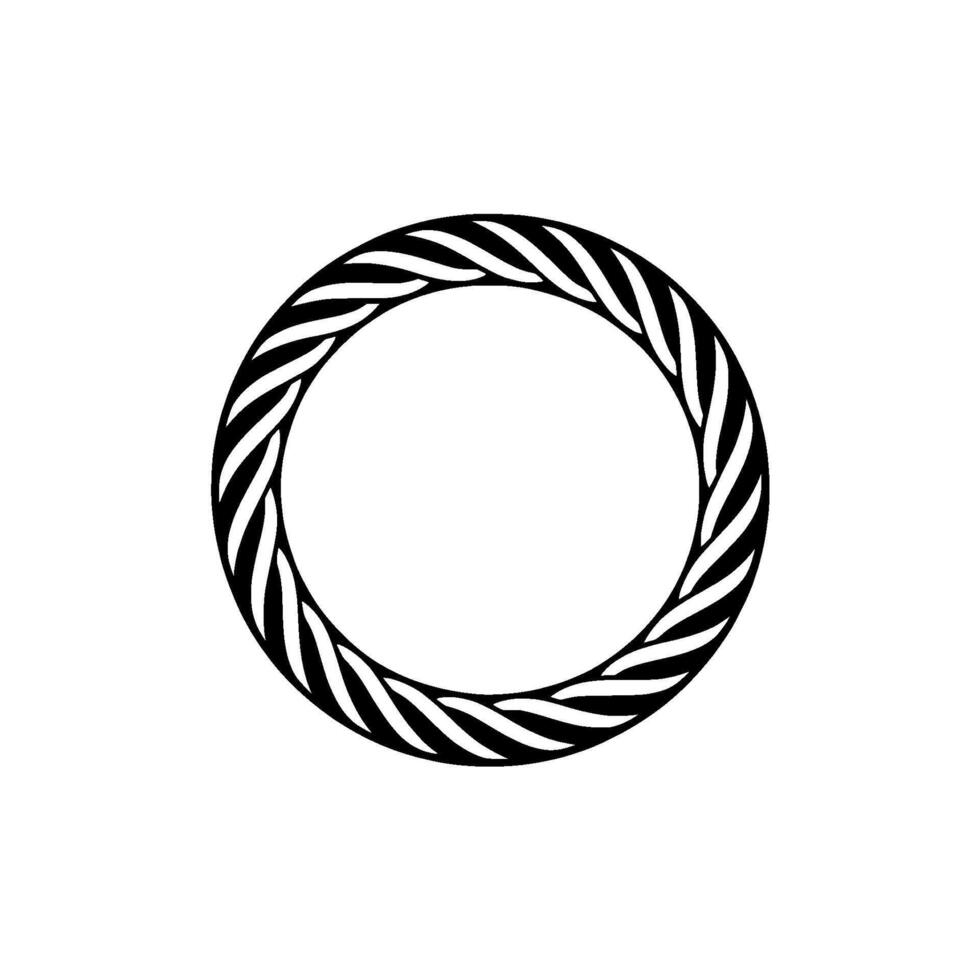Abstract Spiral Ring, Minimalist, Circular Motif, Circle vector