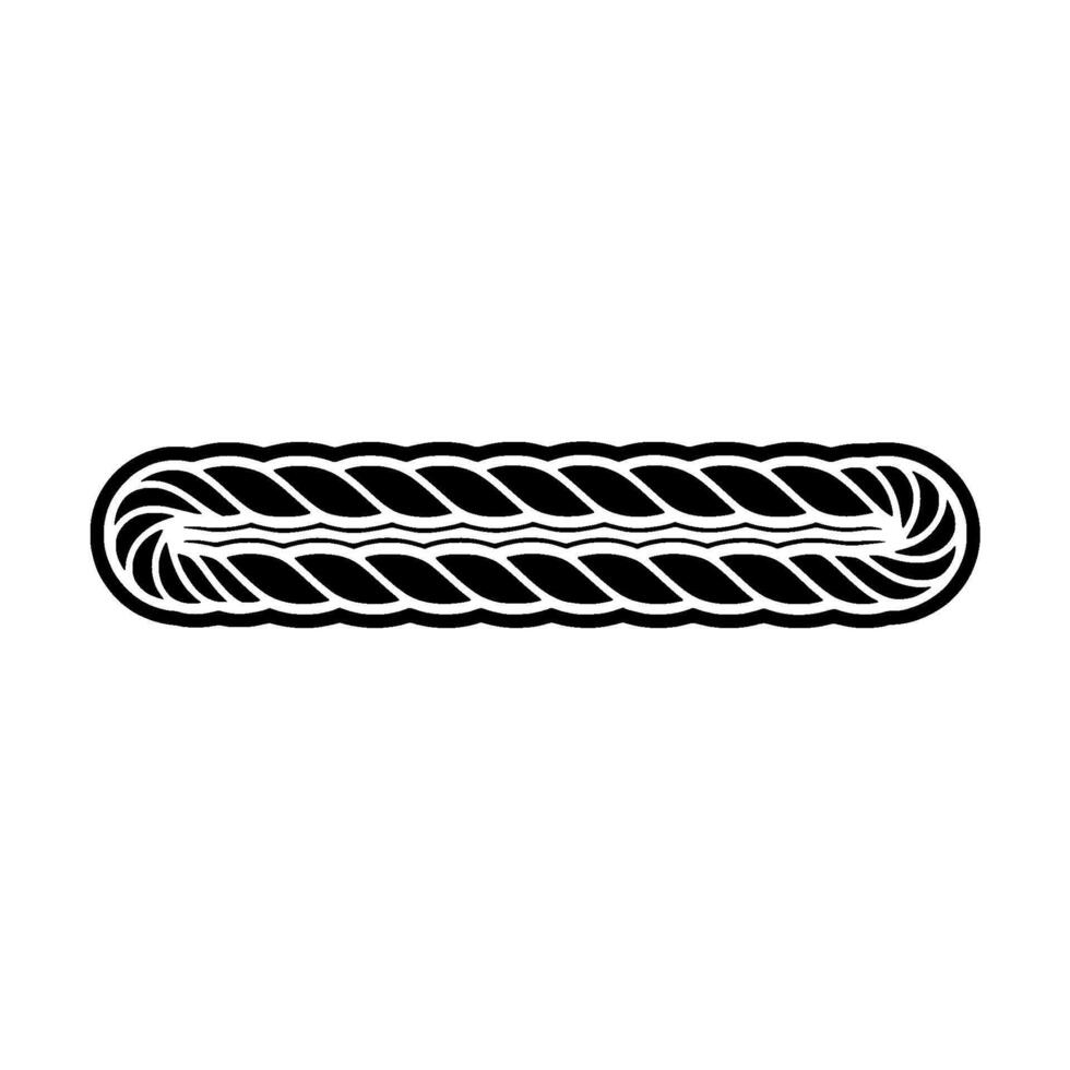Abstract Rope Motif, Minimalist vector