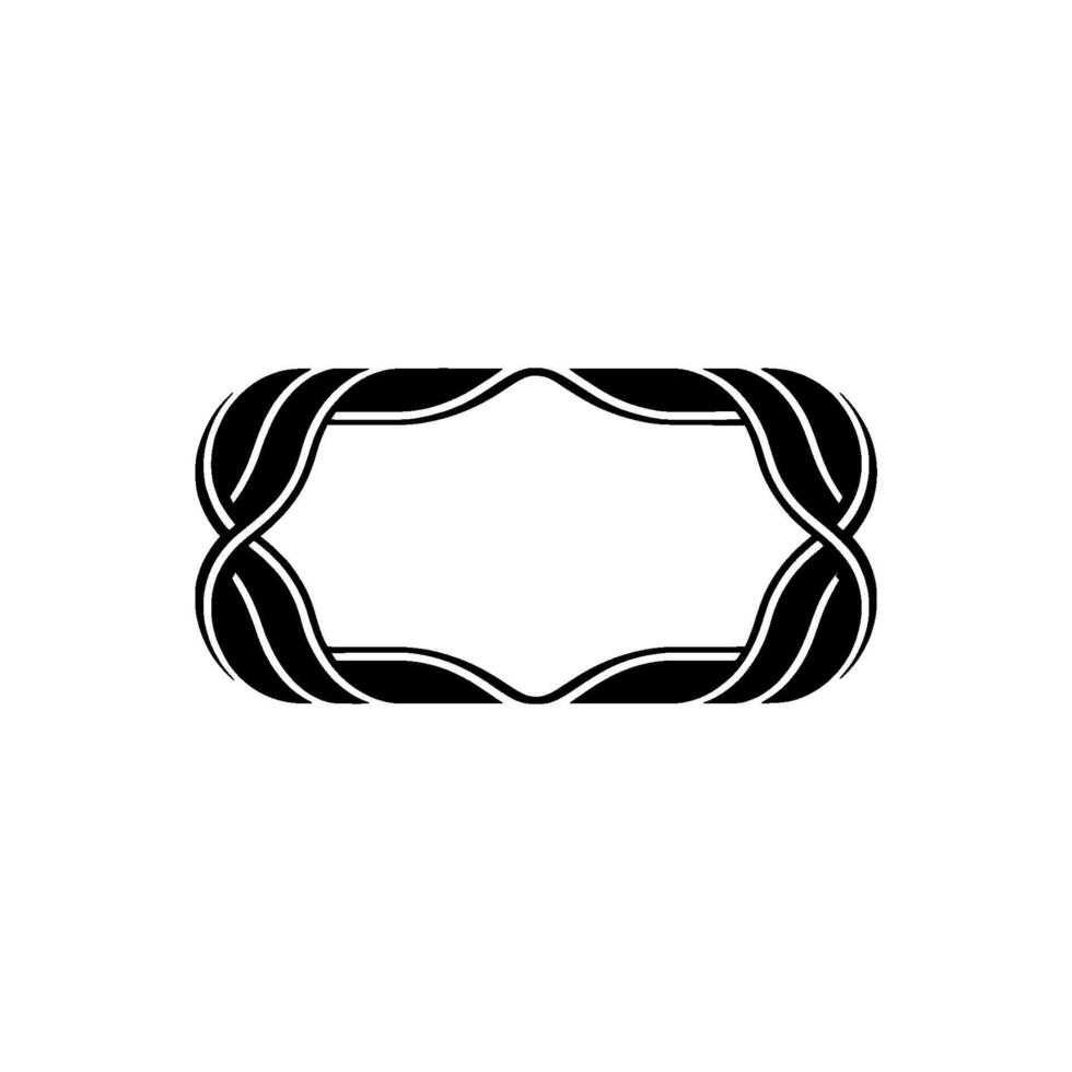 Abstract Geometric Frame, Minimalist vector