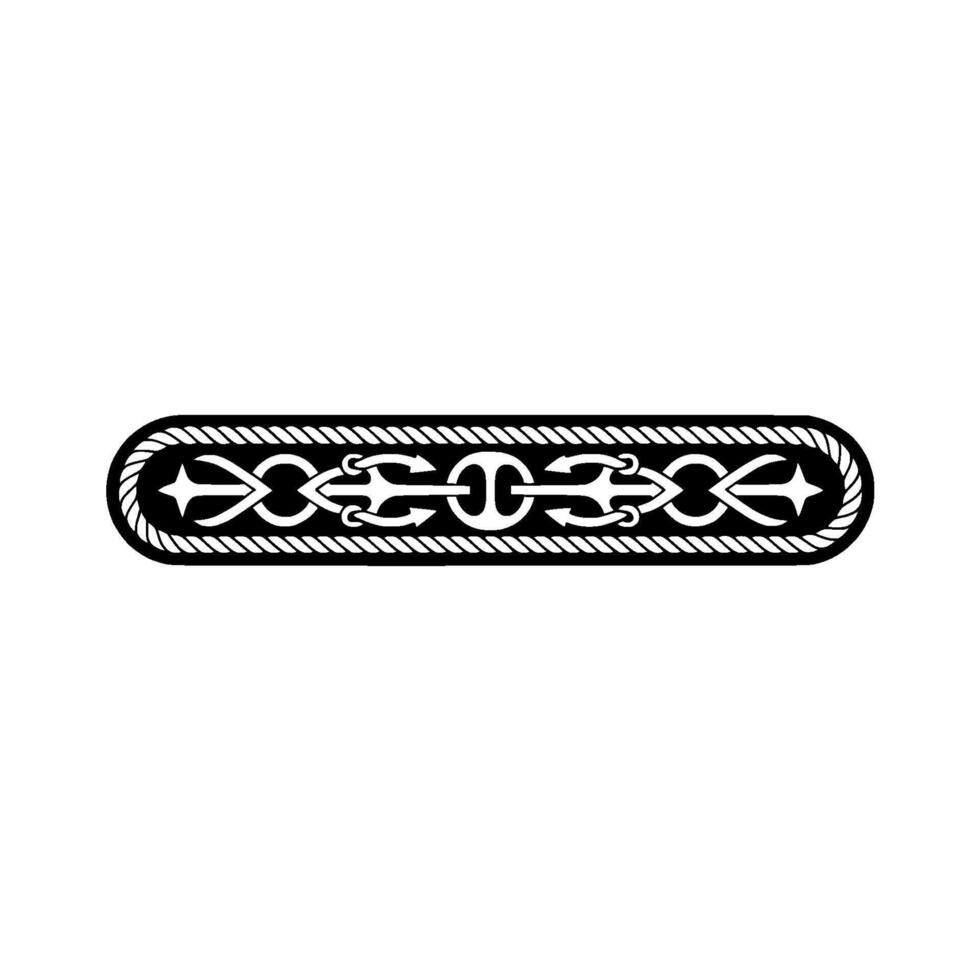 Intricate Celtic Knot Border, Vintage Style, Ornament vector