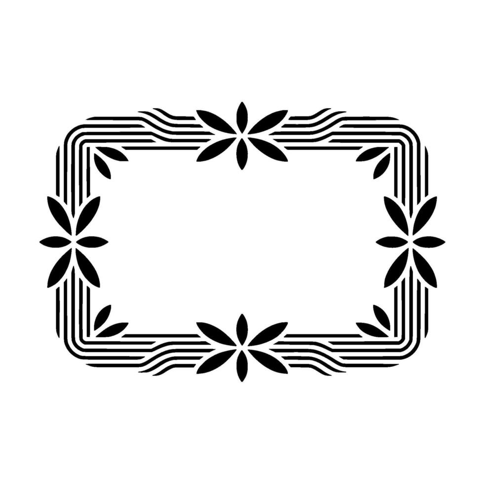Geometric Frame, Elegant Typography, Minimalist vector