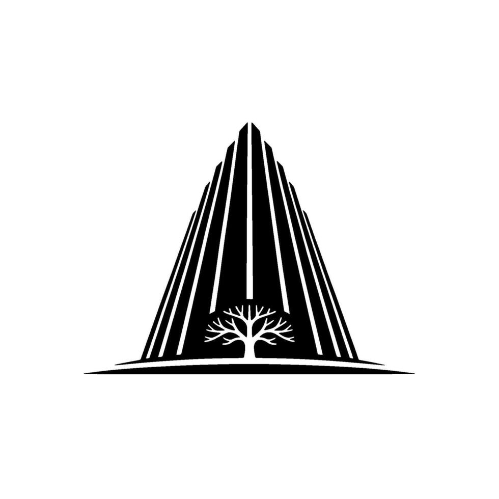 Monumental Growth Corporate Ascent Natural Roots vector