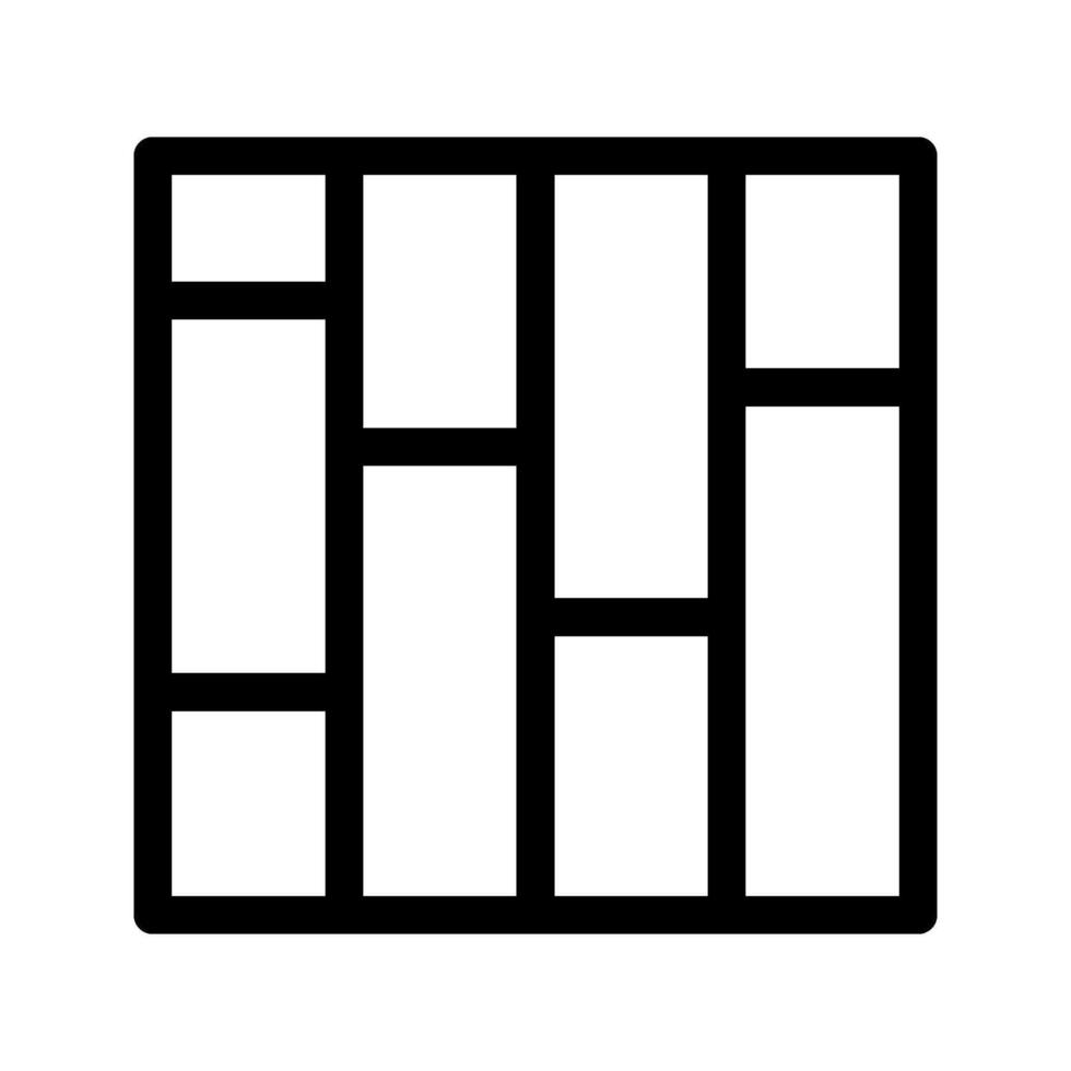 Illustration of Floor Line Icon vector