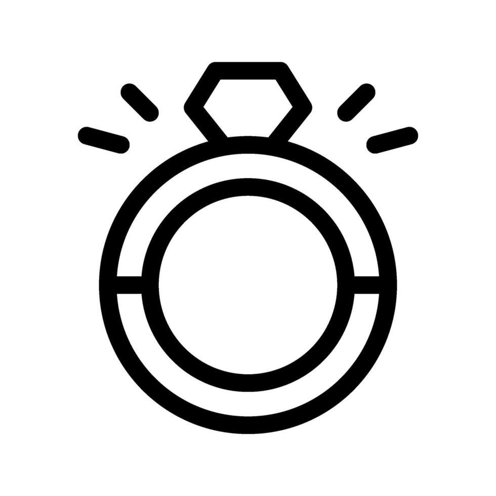 Illustration of Engagement Line Icon vector
