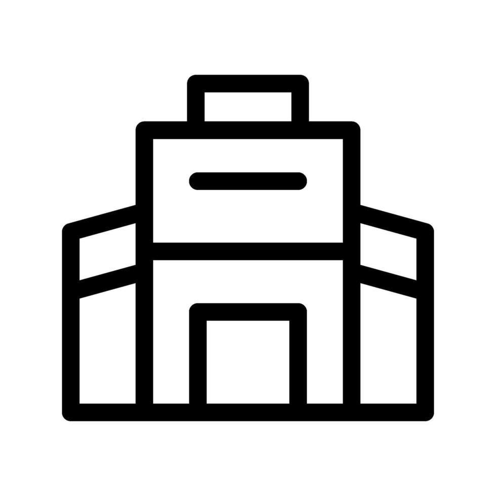 Illustration of Office Line Icon vector