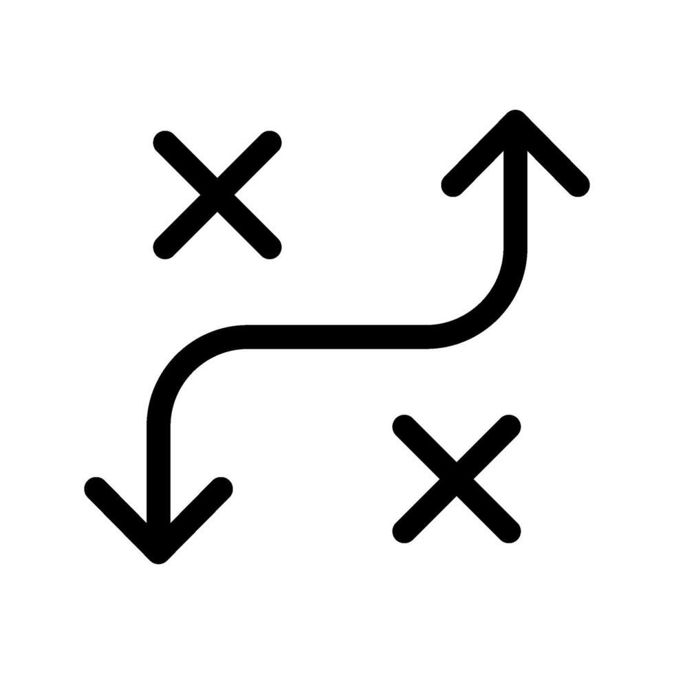 Illustration of Goals Line Icon vector