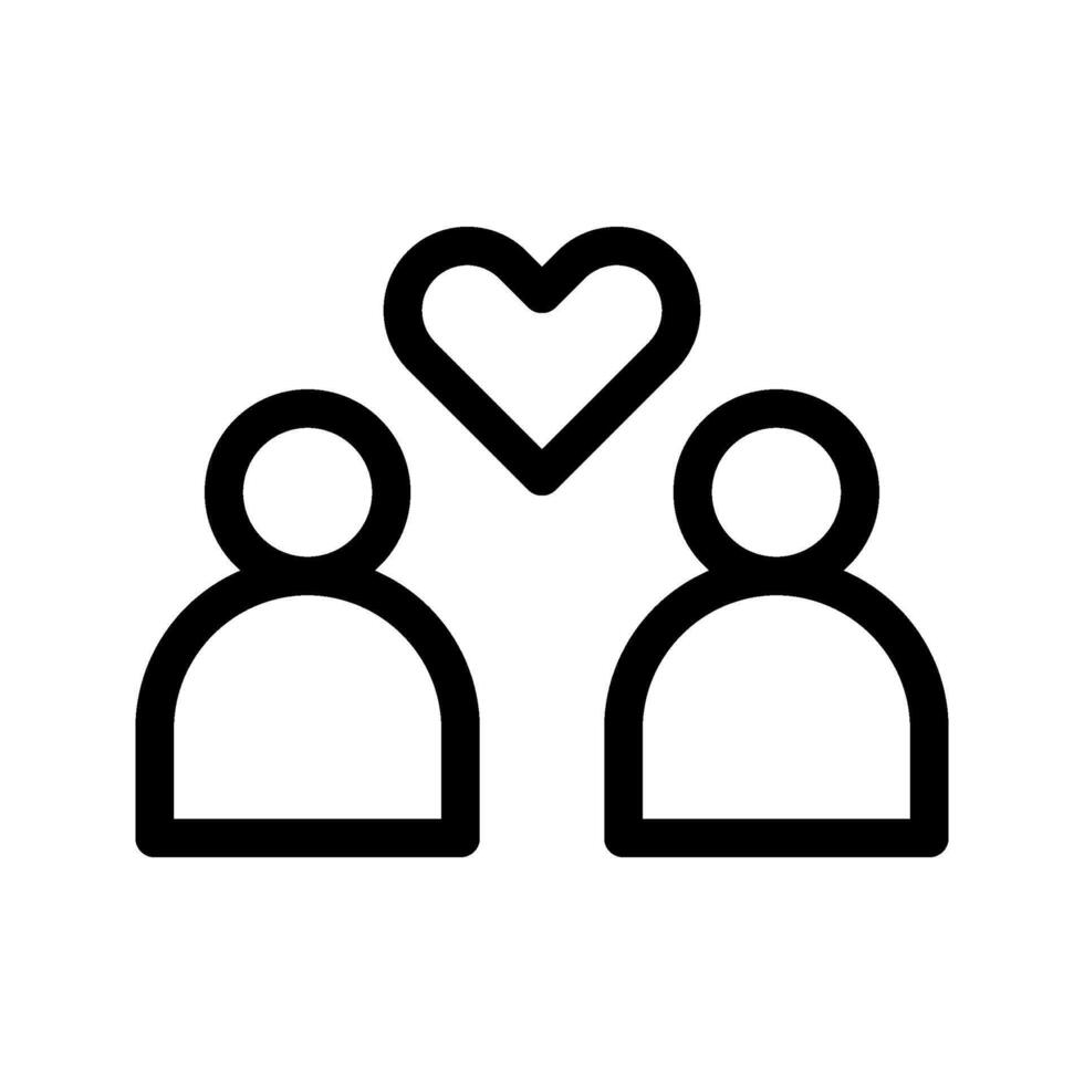 Illustration of Family Line Icon vector