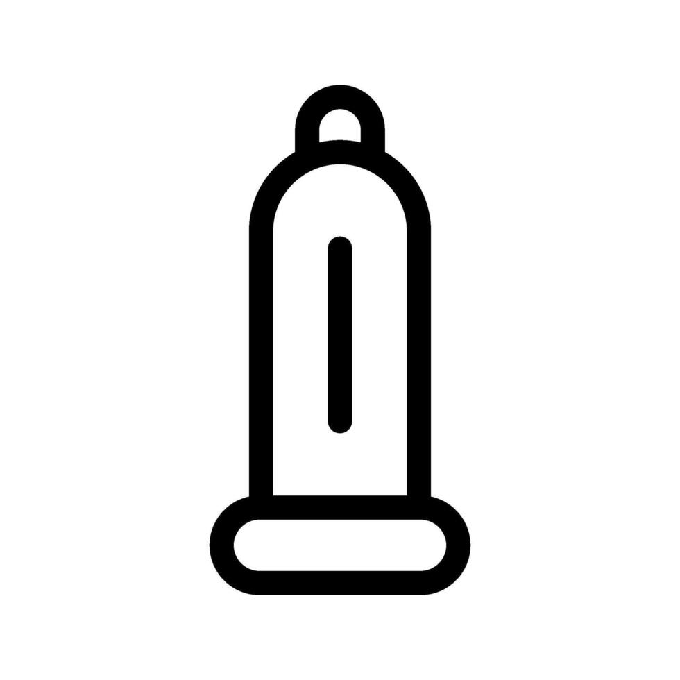 Illustration of Condom Line Icon vector