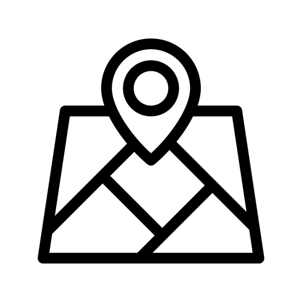 Illustration of Map Icon vector