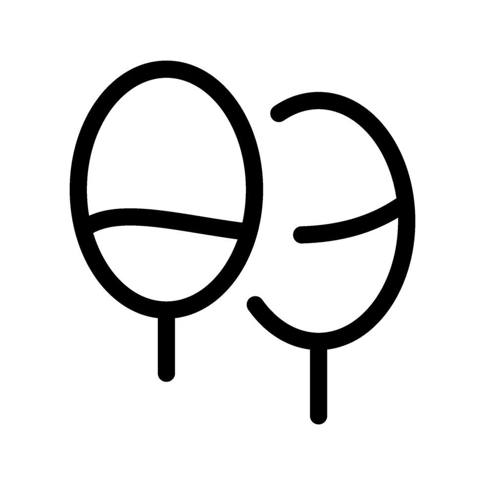 Illustration of Balloon Line Icon vector