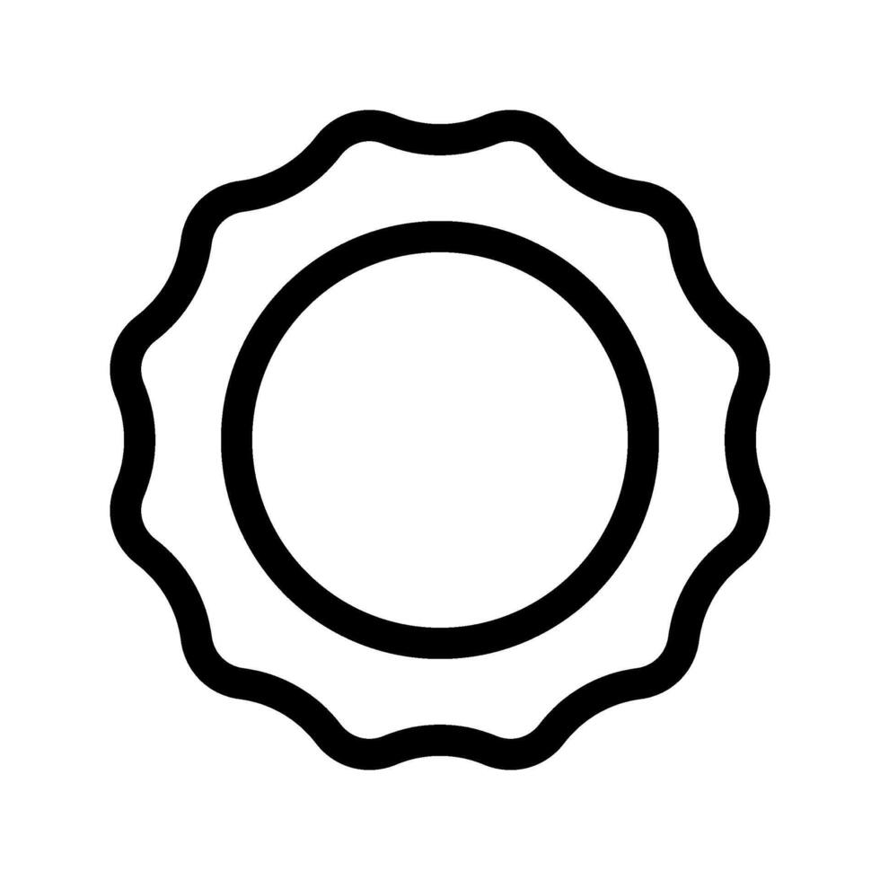 Illustration of Sunshine Line Icon vector