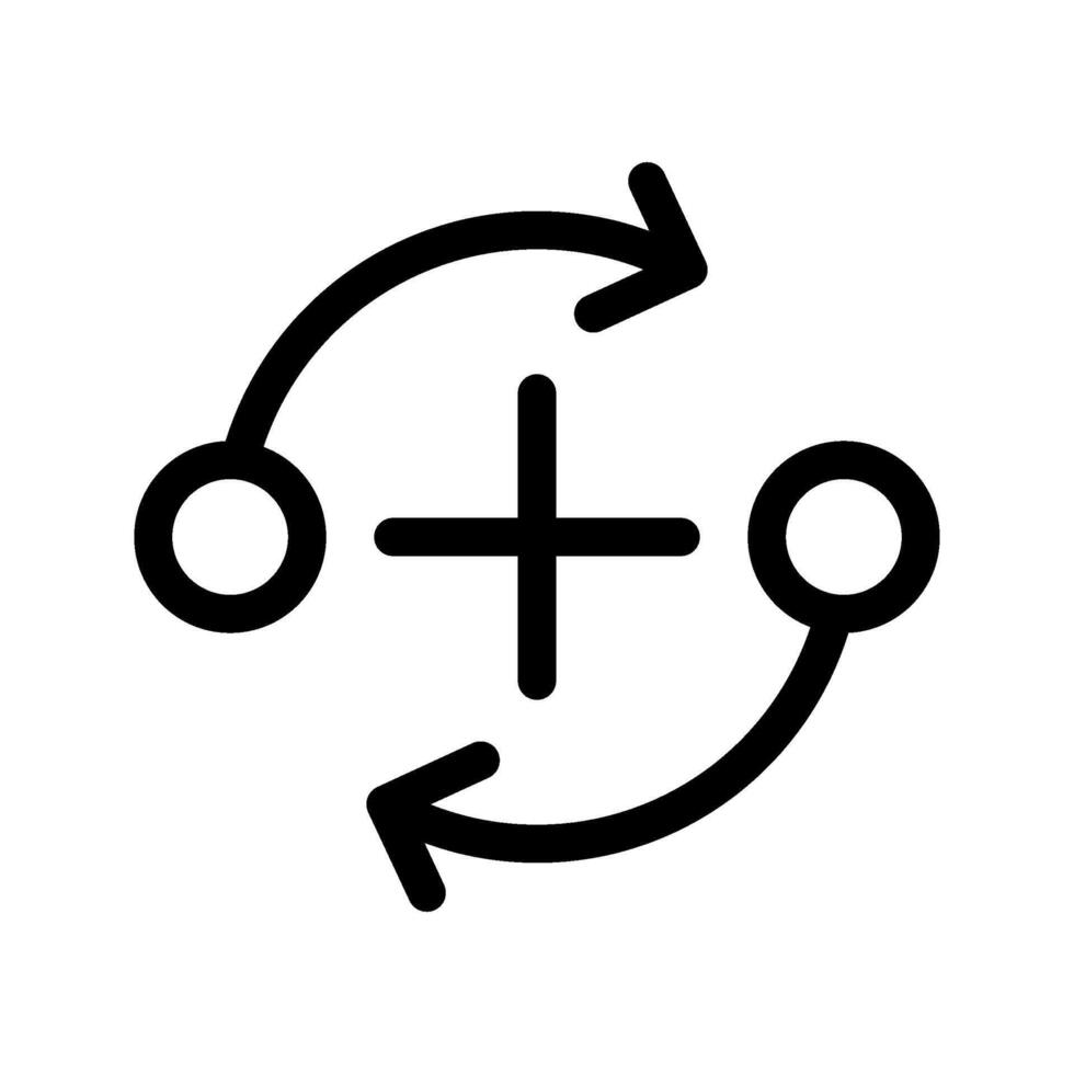 Illustration of Reinforcement Learning Icon vector