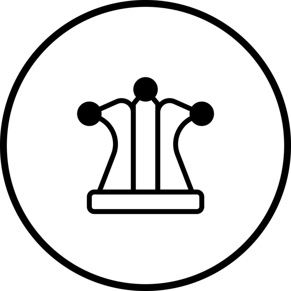 Stylized chess queen symbol showcasing abstract representation within a circular frame promoting strategic thinking and intellectual games vector