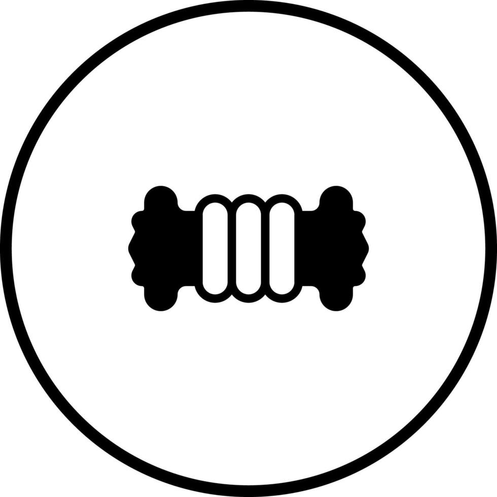 Minimalist icon illustration features a central accordion musical instrument emblem within a circular outline on white background vector