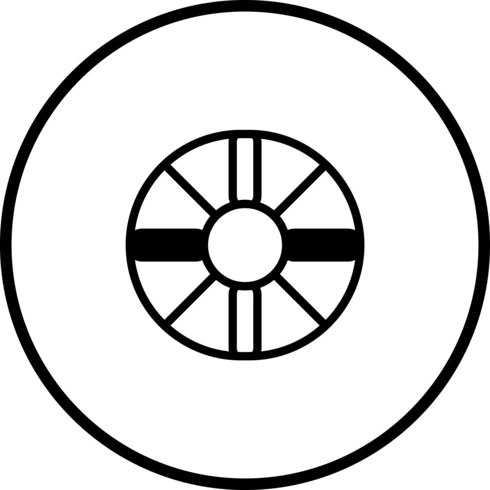 Geometric pattern simplicity in a modern design creates circular elegance and sophisticated visual appeal, embodying minimalist aesthetic vector