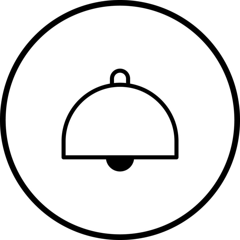 Bell notification icon in a circle symbolizing alarms reminders and urgent calls for attention to important matters vector