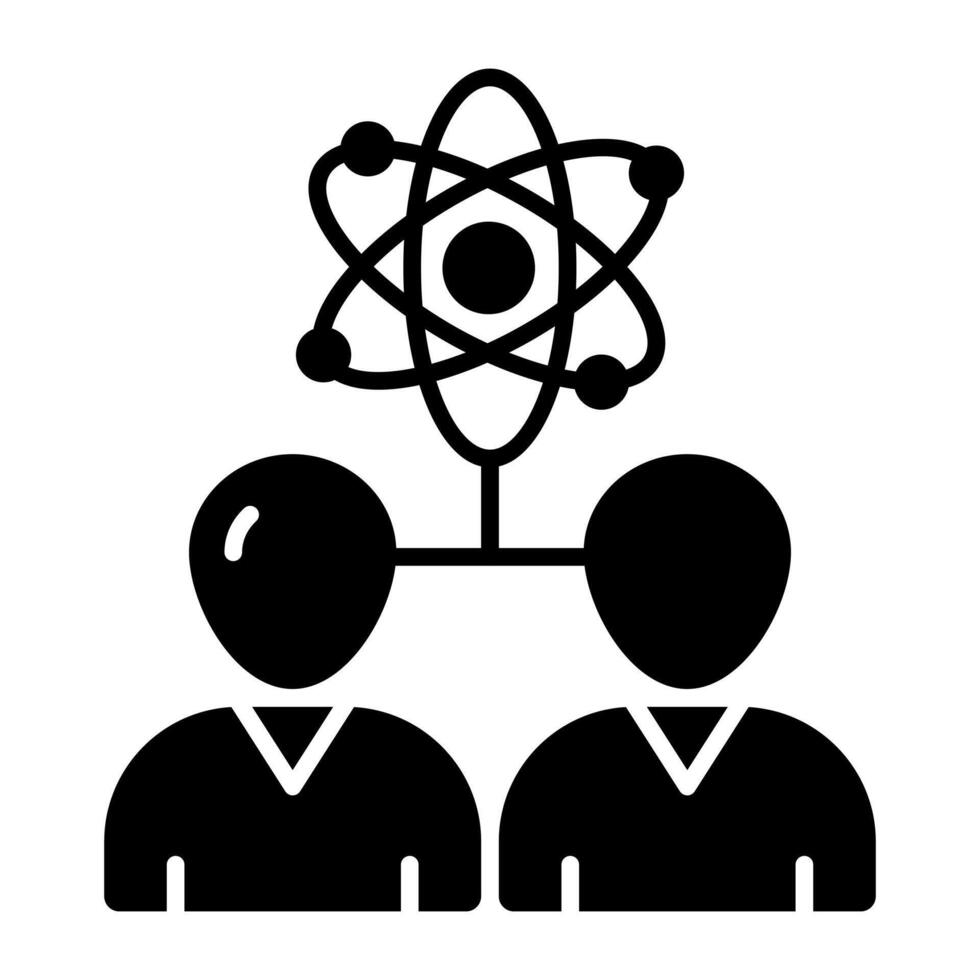 Premium icon of scientist vector