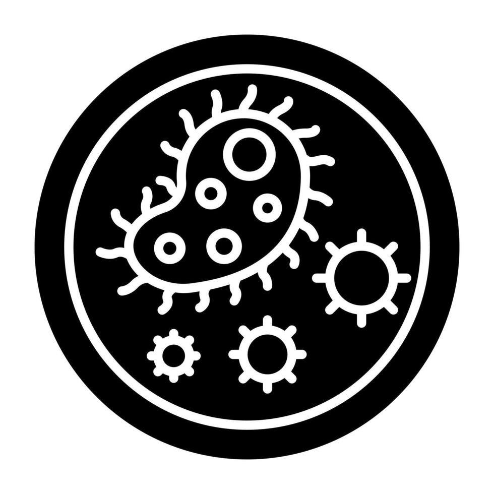 Modern Premium download icon of petri dish vector