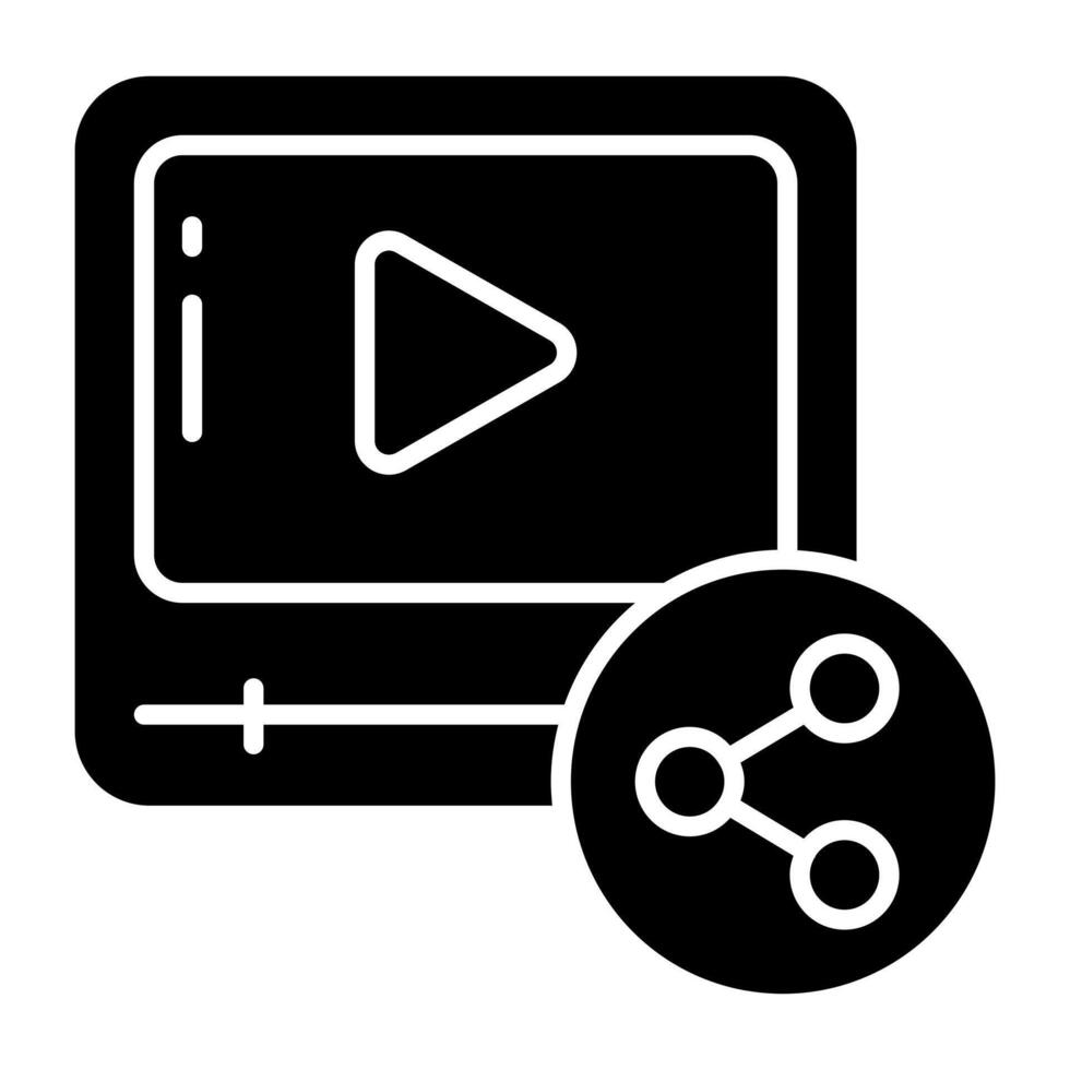 An icon design of share vector