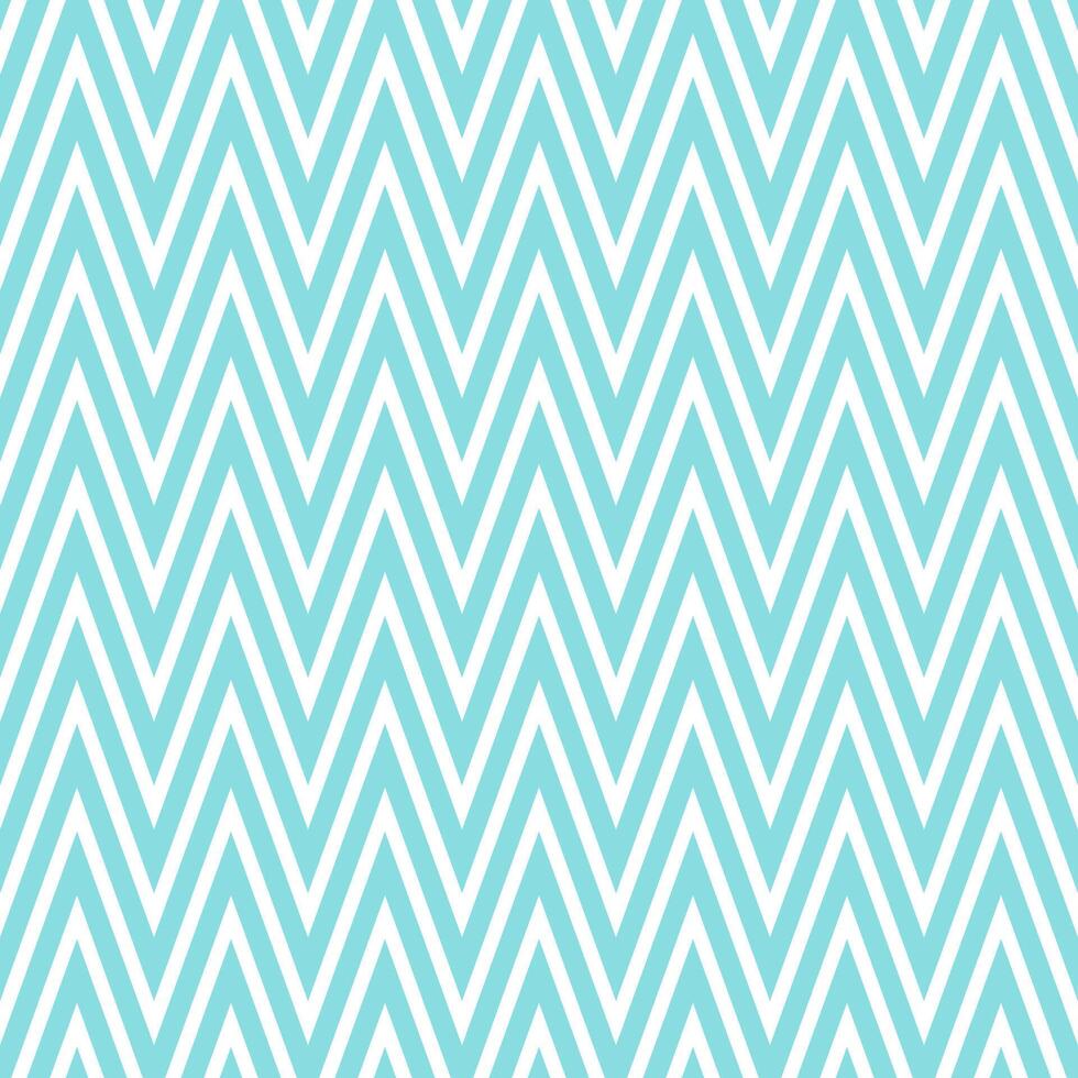Light blue zigzag seamless pattern. Chevron fabric texture. Abstract zigzag background. Repeating wallpaper vector