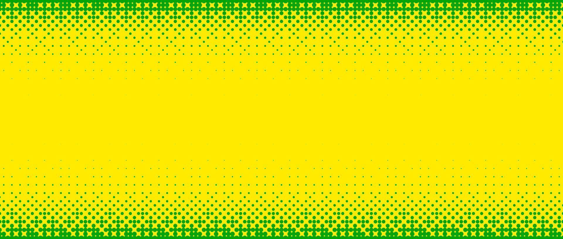 Pixelated bitmap gradient texture. Yellow and green dither pattern background. Abstract glitchy edge pattern. 8 bit game screen wallpaper. Colorful pixel art retro illustration. vector