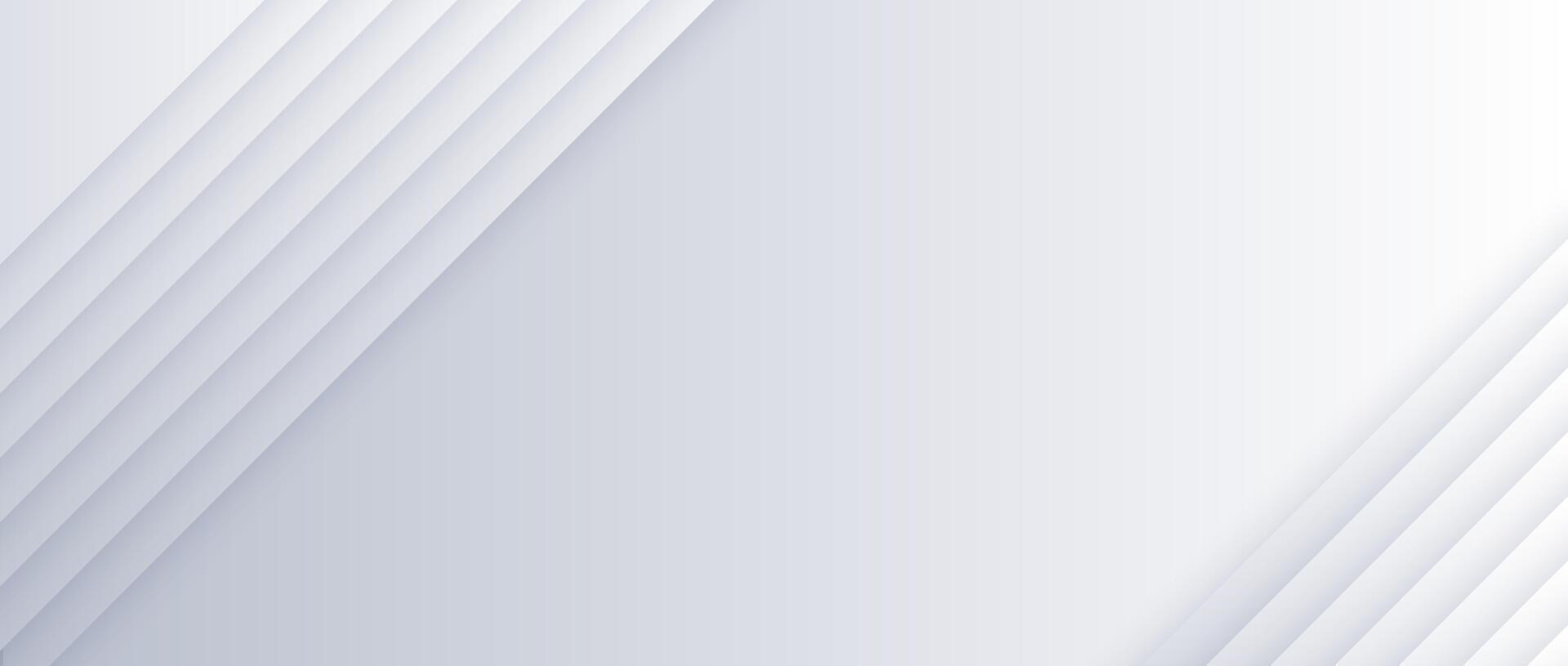 Diagonal gradient lines background. Light gray and white abstract tech stripes wallpaper. Subtle geometric universal texture. Silver backdrop for flyer, poster, banner, cover, brochure. vector