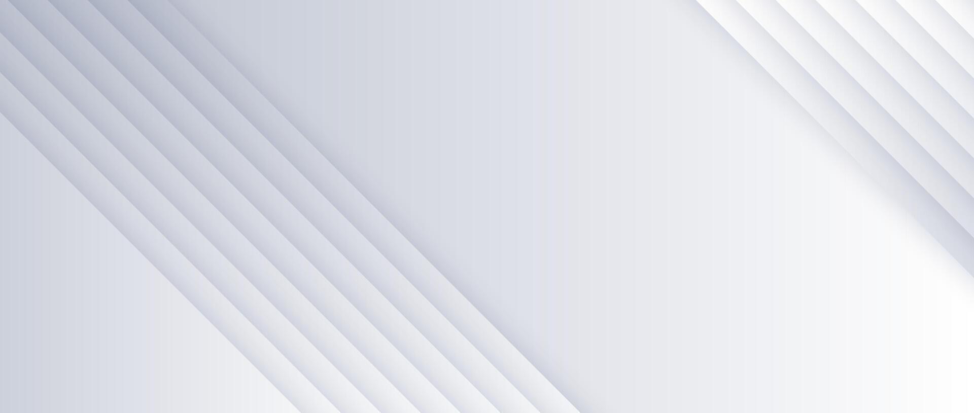 Diagonal gradient lines background. Light gray and white abstract tech stripes wallpaper. Subtle geometric universal texture. Silver backdrop for flyer, poster, banner. vector
