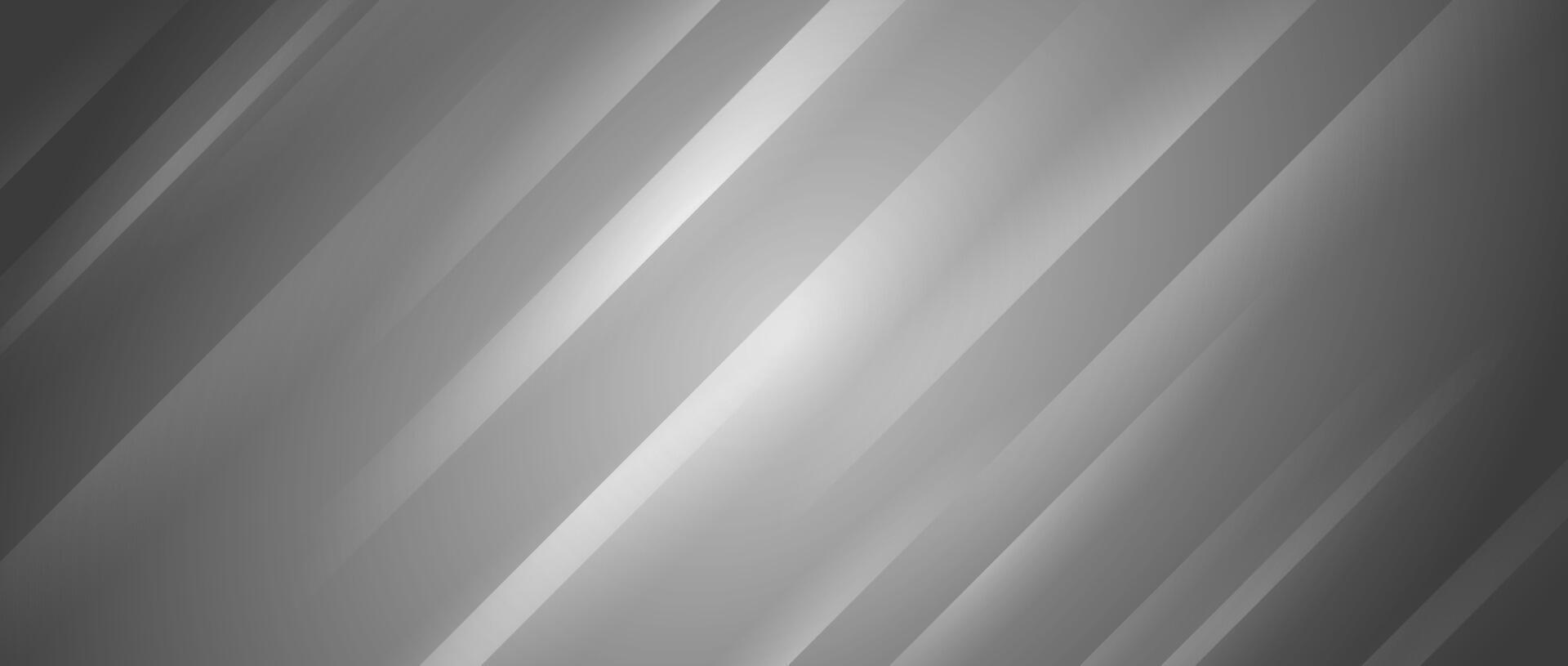 Dark gray Diagonal lines background. Abstract gradient stripes wallpaper. Universal tech backdrop. Soft smooth silver tempter for banner, flyer, brochure, presentation, poster. vector