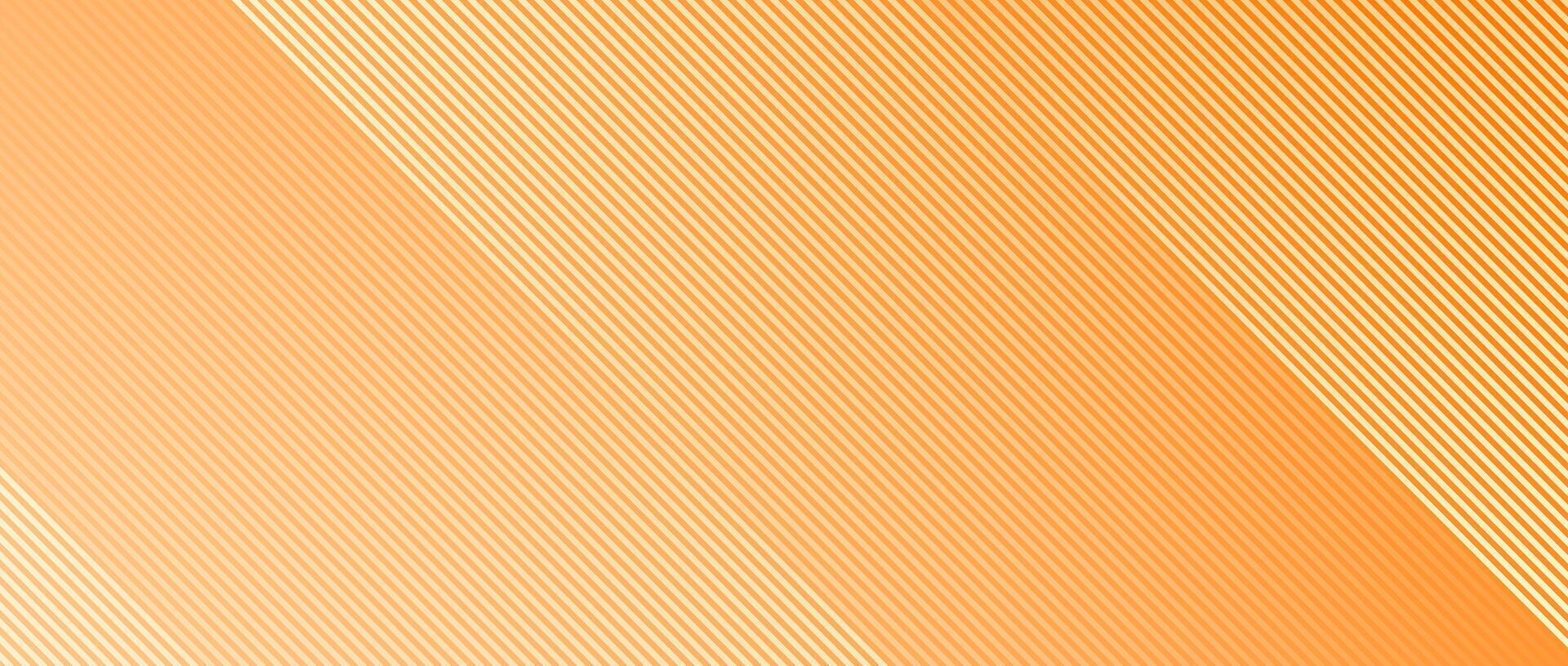 Abstract thin diagonal lines background. Slanted parallel orange stripes wallpaper. Geometric tech template texture for banner, poster, presentation, brochure, print, flyer, card, cover vector