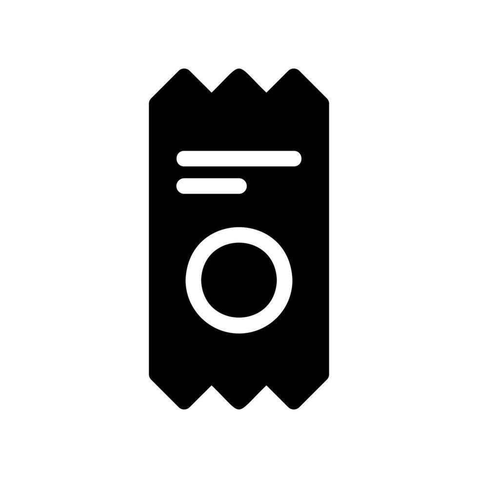 Receipt or Bill with Circular Item Representation for Transaction Record vector