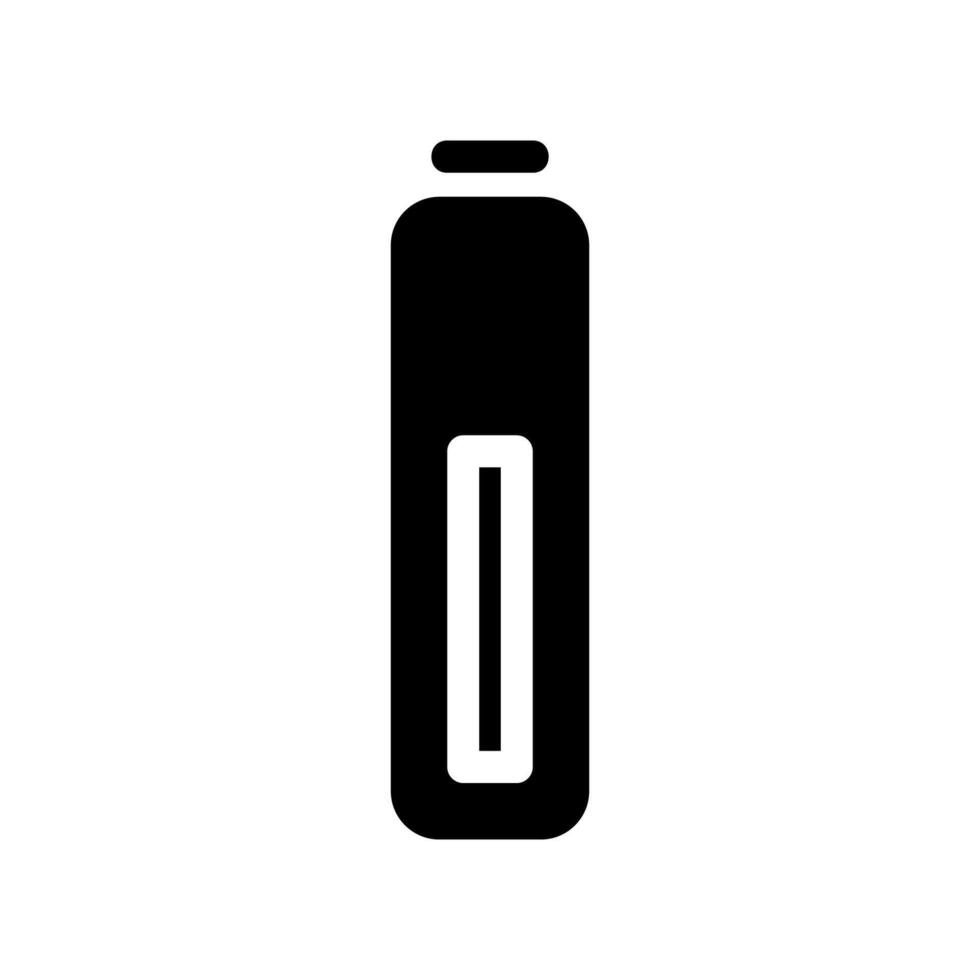 Battery with a Single Bar, Indicating a Low or Partially Charged State vector