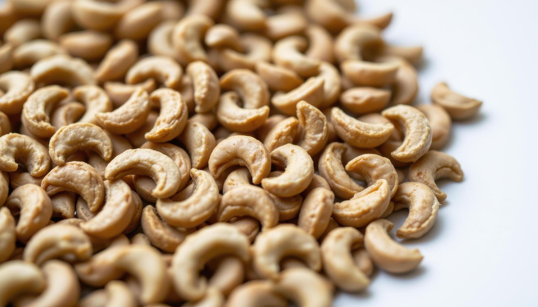 close up view of caraway seeds with ridged surface and crescent shapes arranged in diagonal lines. photo