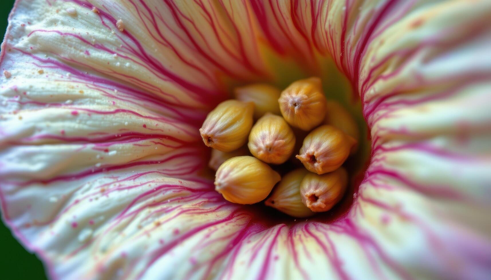 close up view of snapdragon flower seeds resting in seed capsule remains. photo