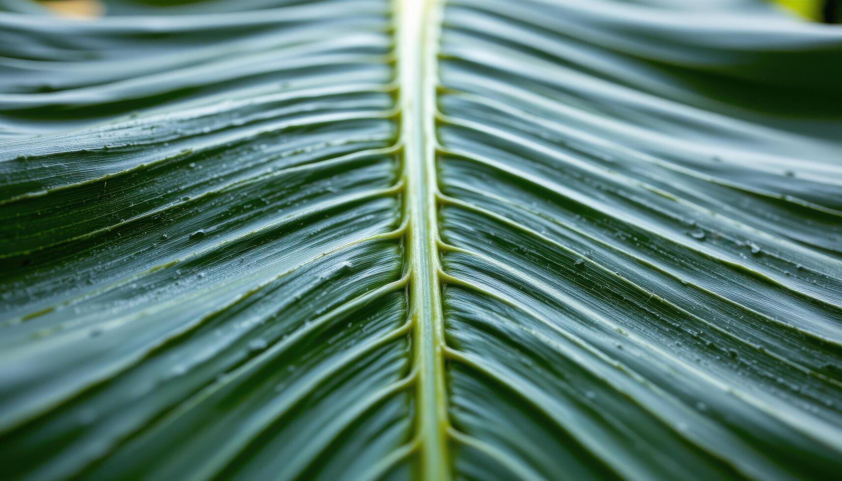 close up view of banana leaf veins lit from behind, revealing the intricate structure and texture. photo