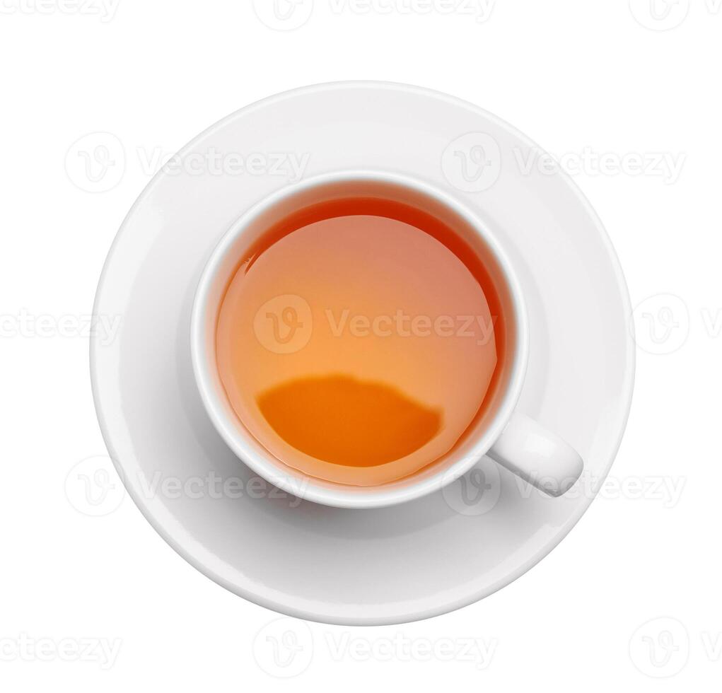 Cup of Tea on white background photo
