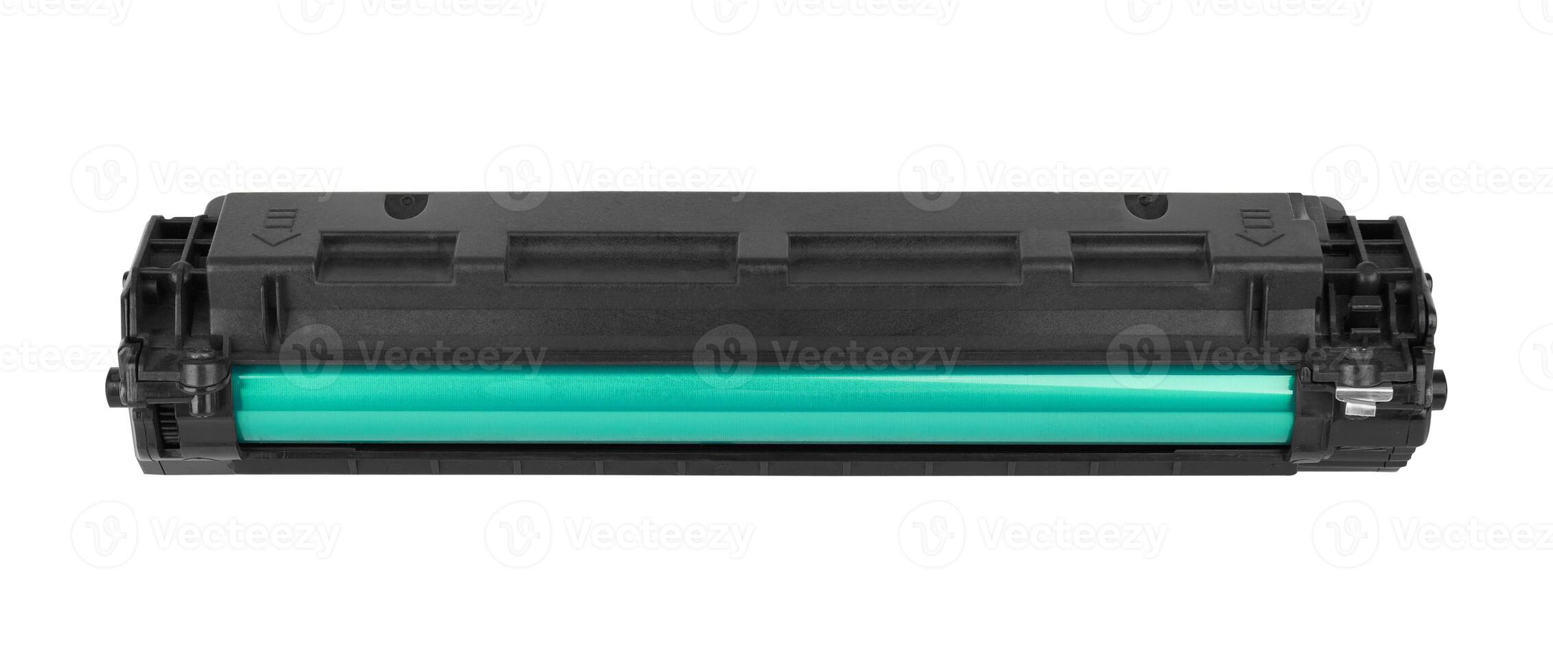 Cartridge for laser printer isolated on white back photo