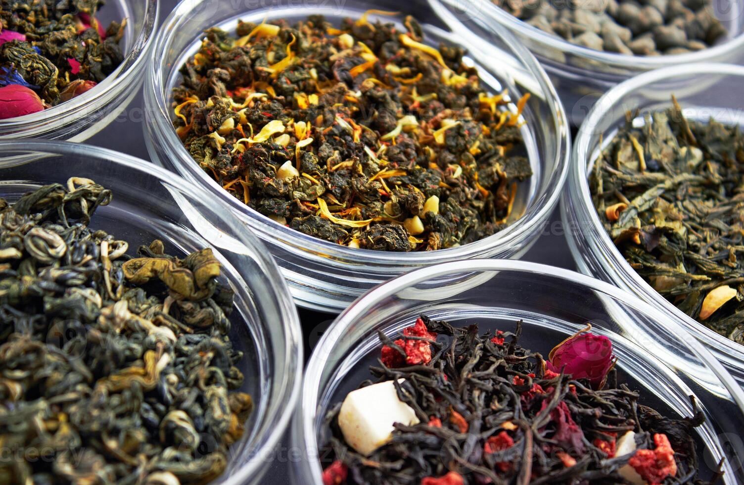 Set of a Tea in a bowle photo