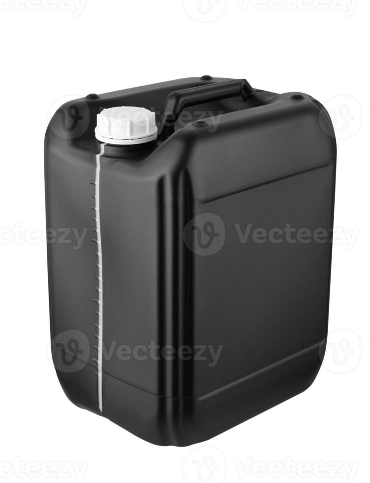 Black Canister on white photo