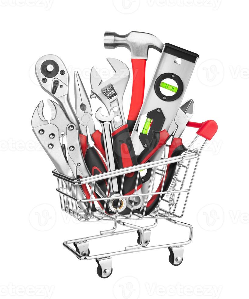 Many Tools in shopping cart photo