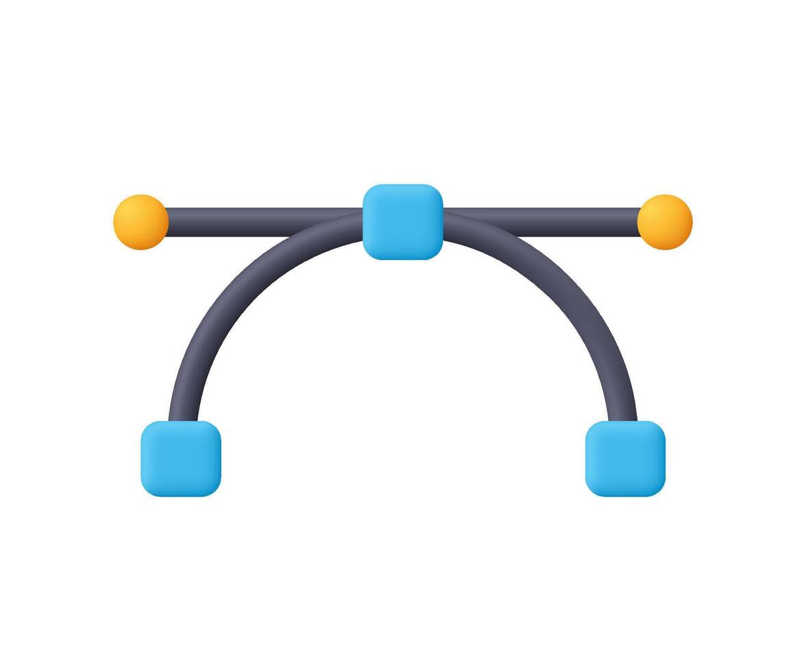 Colorful vector design with nodes