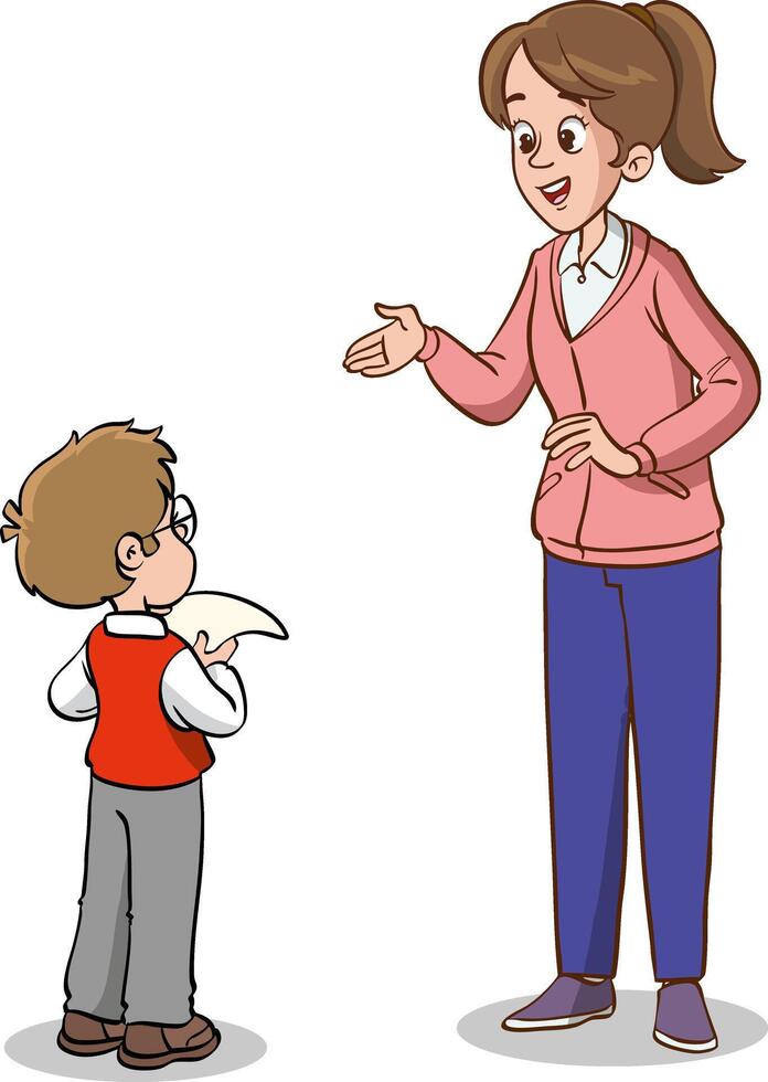 Teacher and student interaction vector