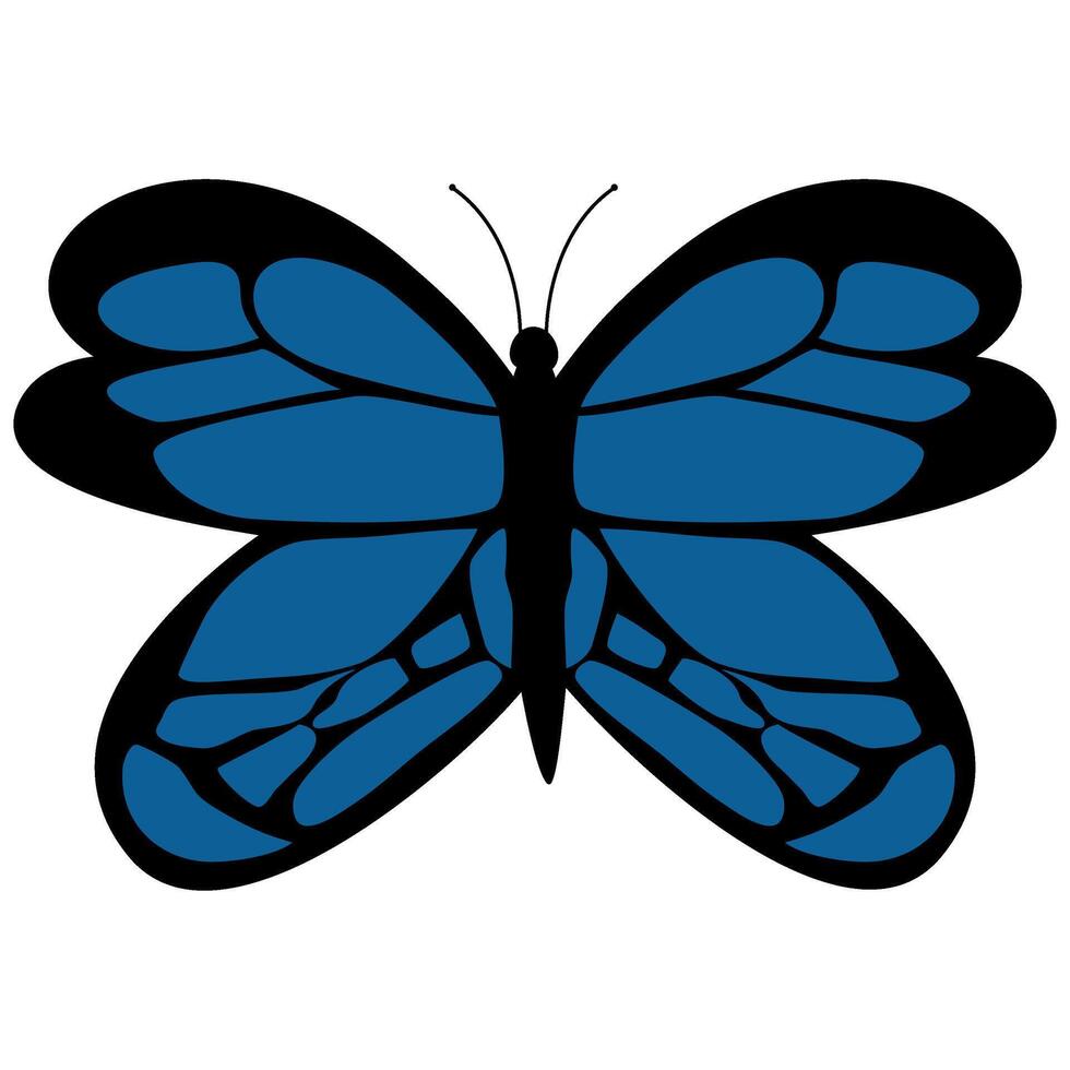 Colorful of yellow butterflies. Trendy modern illustration icon isolated vector