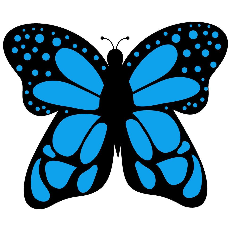 Colorful of yellow butterflies. Trendy modern illustration icon vector