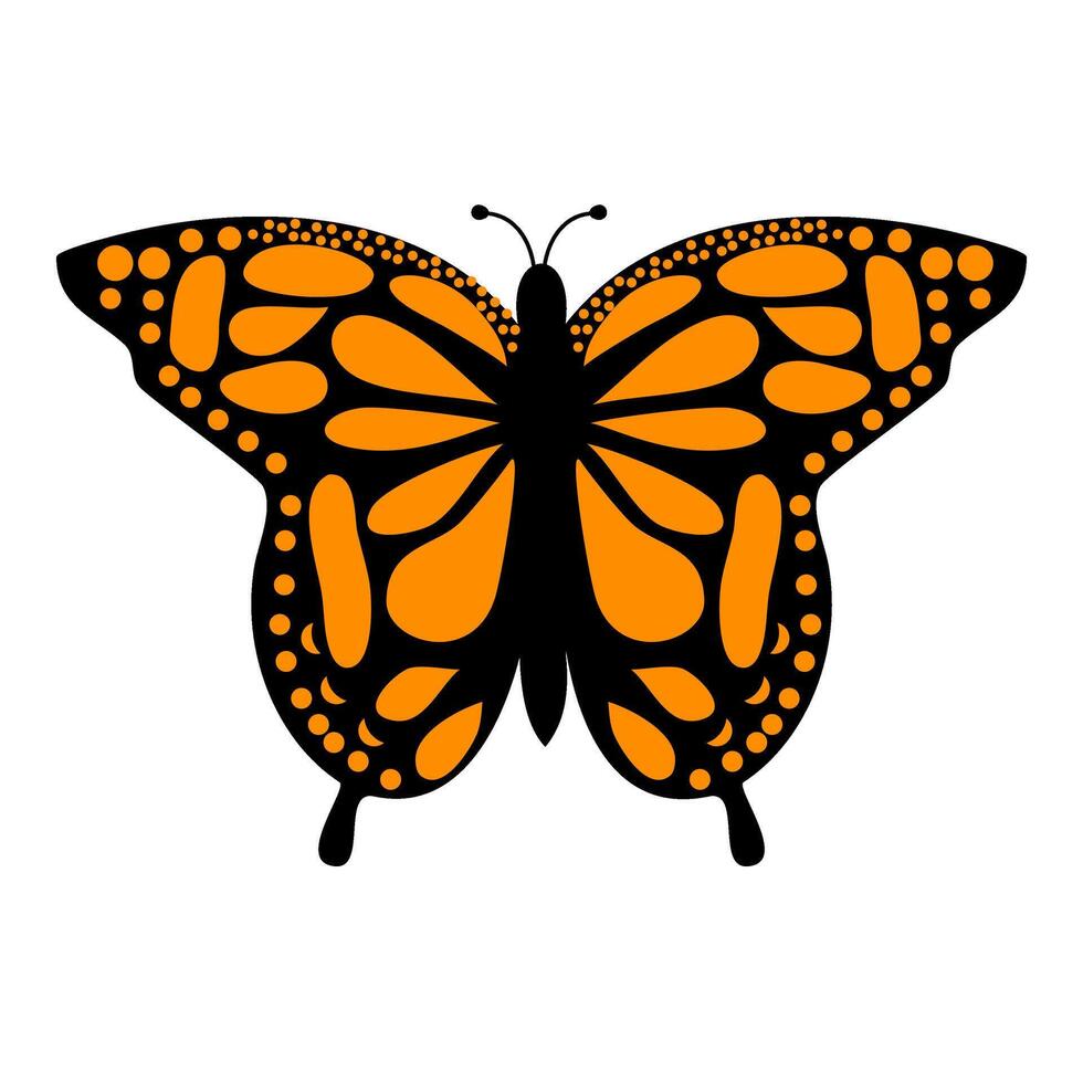 Colorful of icon yellow butterflies. Trendy modern icon illustration vector