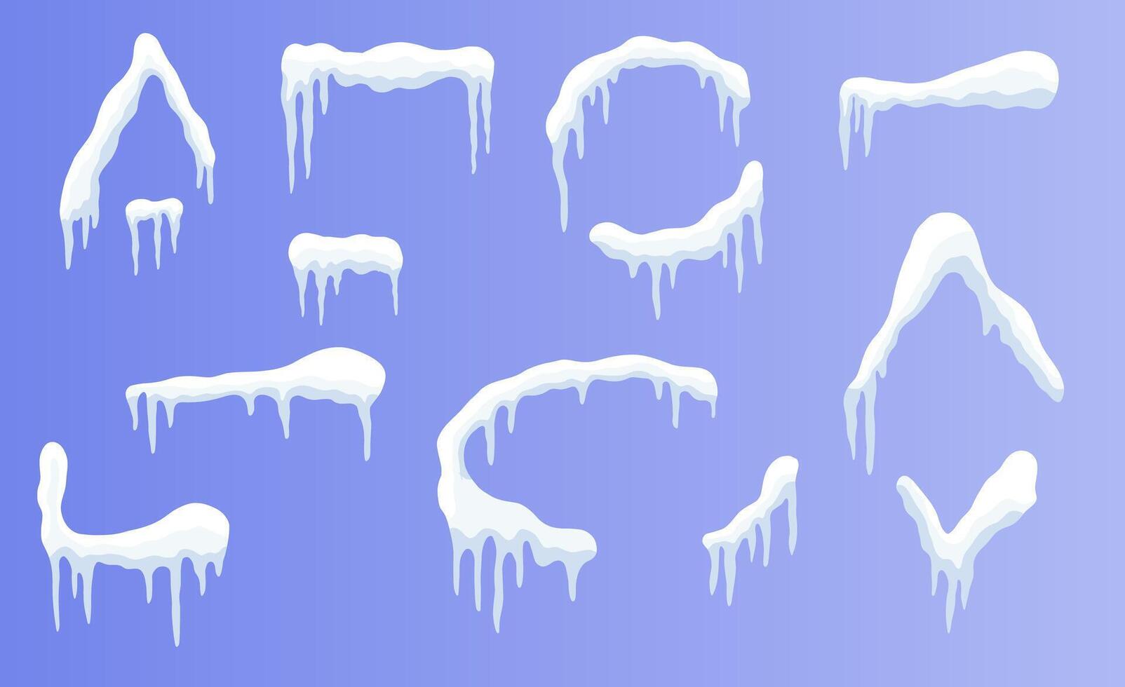Winter Wonderland Banners. Customizable Shapes for Ads vector