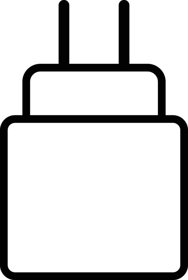 icon of a plug. phone charger icon. logo design vector