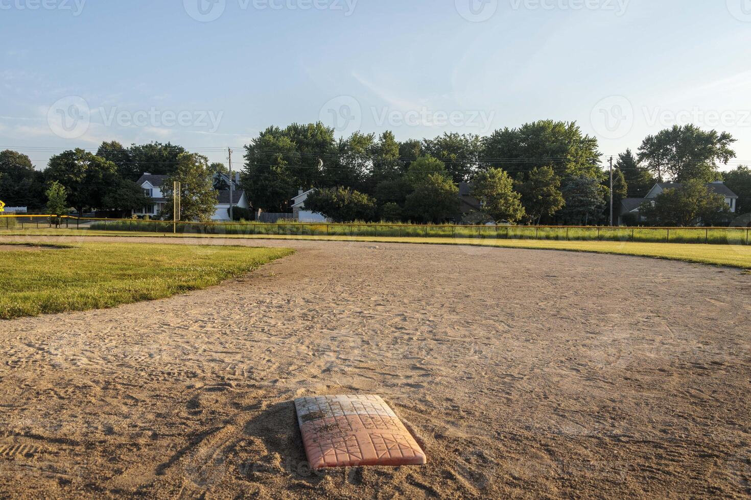 first base to second base on diamond two in the park photo