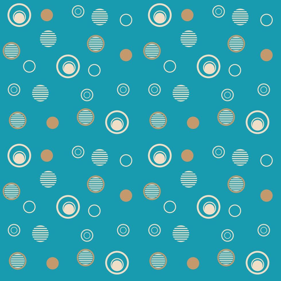 Colorful pattern with circles and stripes vector