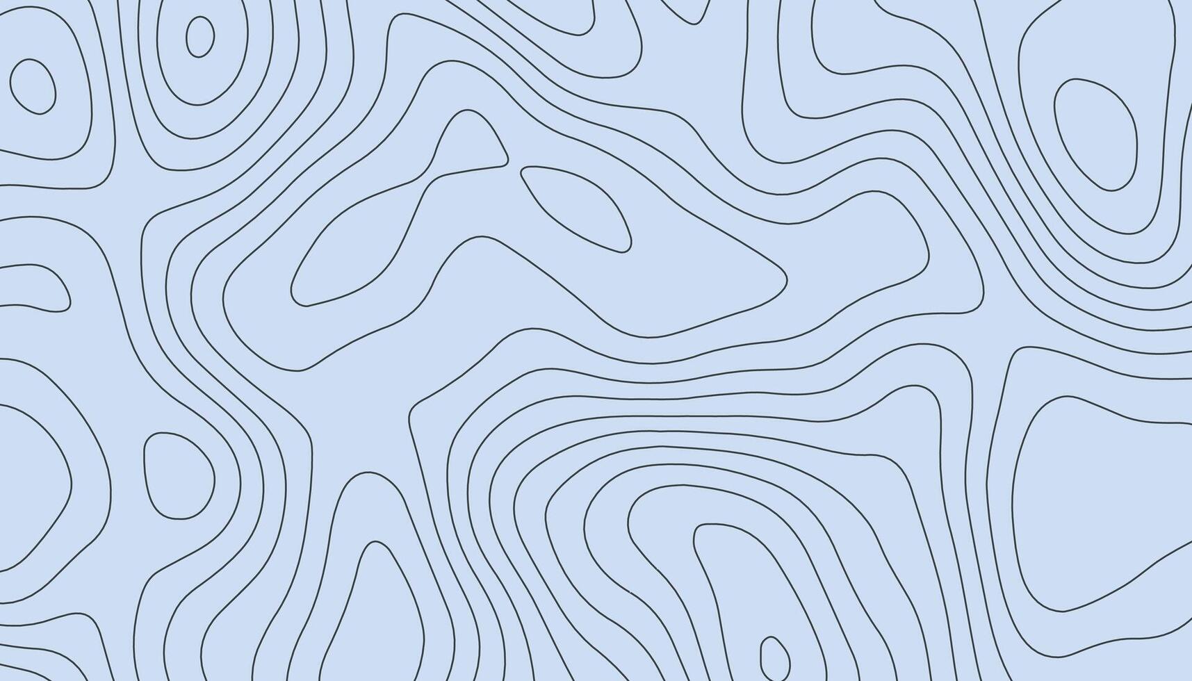 Blue Background with Lines and Curves vector